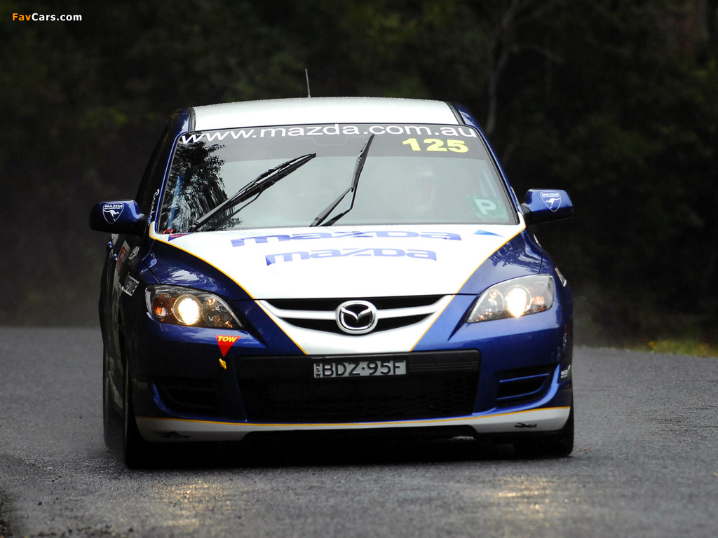 Mazda3 MPS Targa Tasmania 2007–09 photos (1024 x 768)