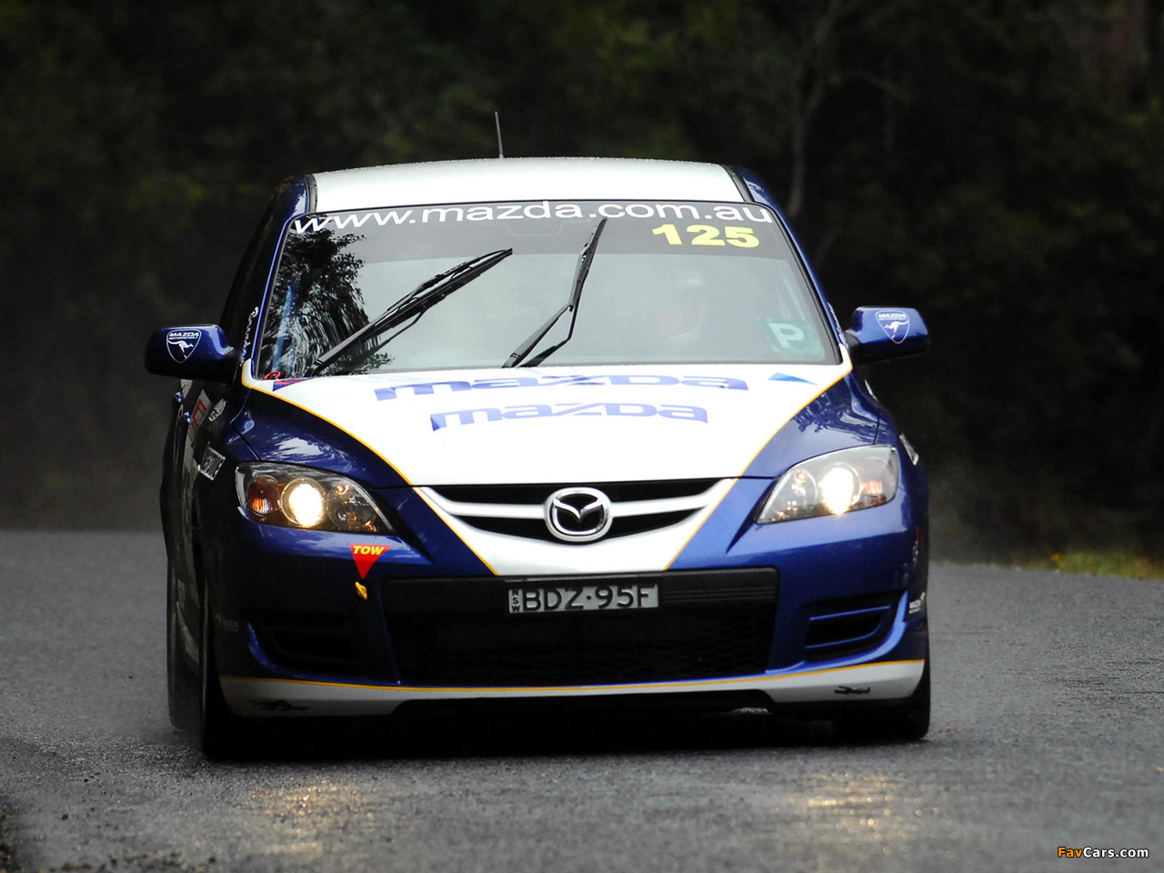 Mazda3 MPS Targa Tasmania 2007–09 photos (1280 x 960)