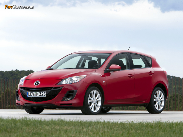 Mazda 3 Hatchback 2009–11 images (640 x 480)