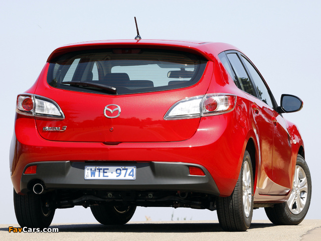 Mazda3 Hatchback AU-spec (BL) 2009–11 images (640 x 480)