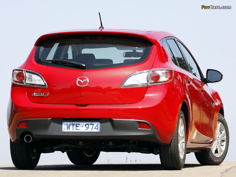 Mazda3 Hatchback AU-spec (BL) 2009–11 images (800 x 600)