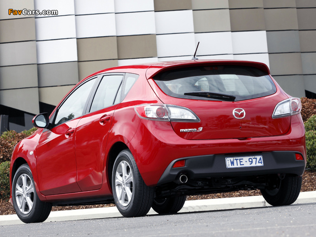 Mazda3 Hatchback AU-spec (BL) 2009–11 images (640 x 480)