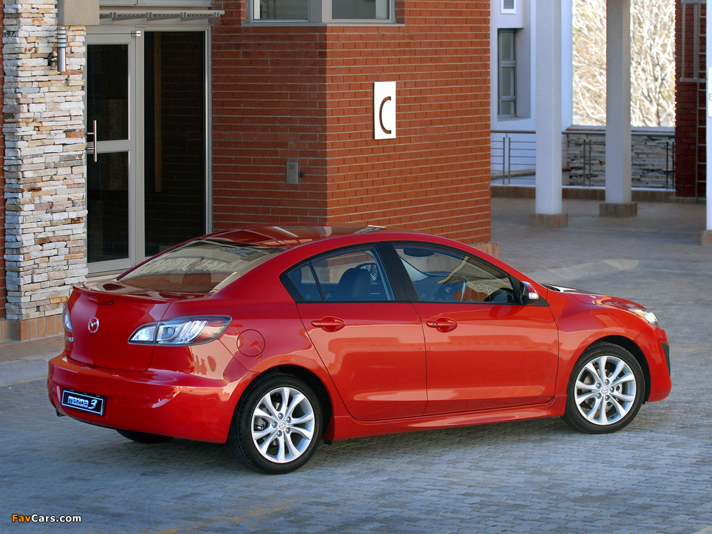 Mazda3 Sedan ZA-spec (BL) 2009–11 photos (1024 x 768)