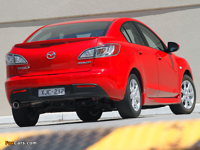 Mazda3 Sedan AU-spec (BL) 2009–11 photos (640 x 480)