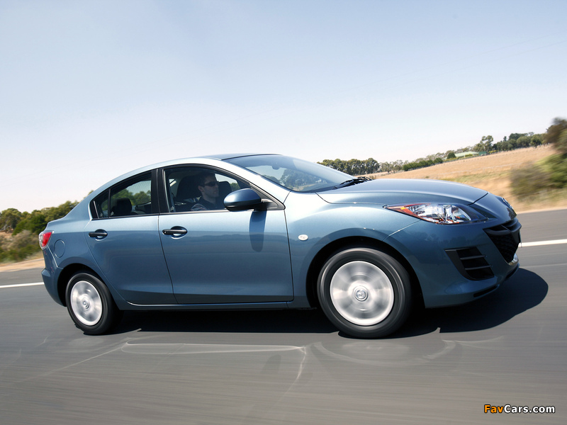 Mazda3 Sedan AU-spec (BL) 2009–11 photos (800 x 600)