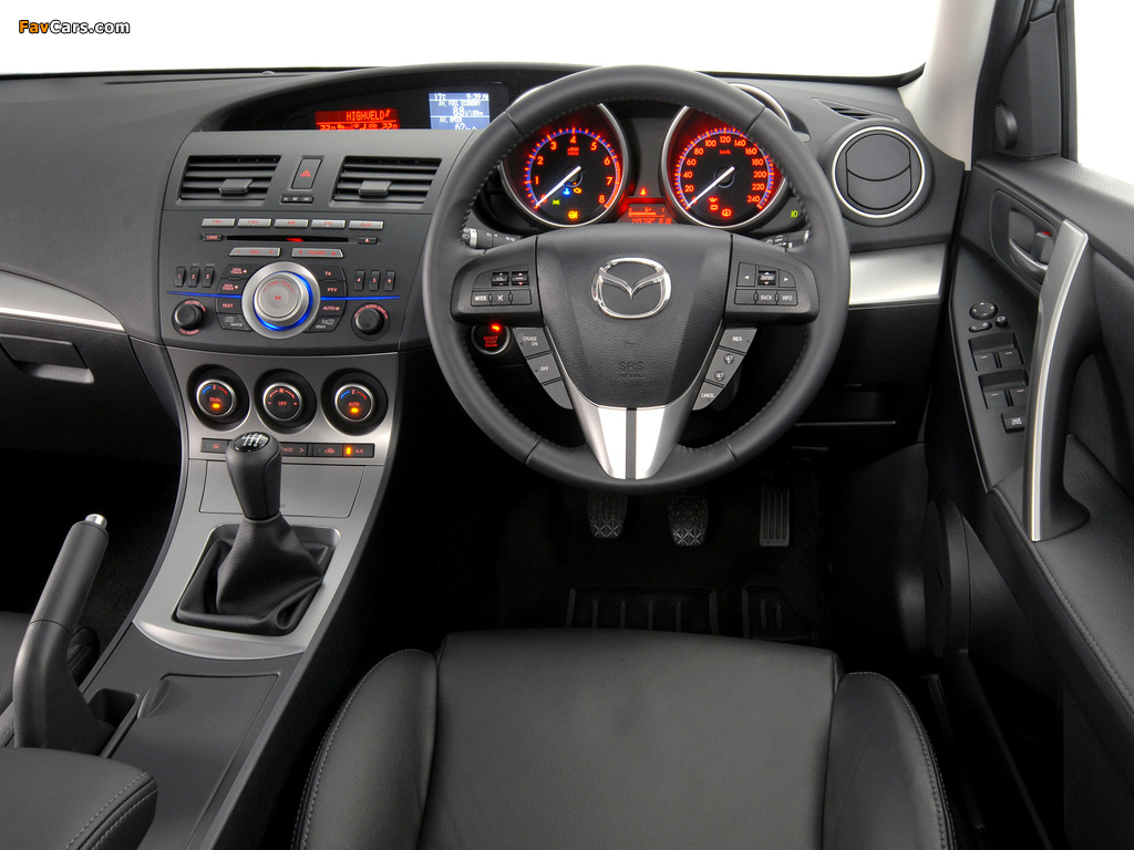 Mazda3 Sport Hatchback ZA-spec (BL) 2009–11 pictures (1024 x 768)