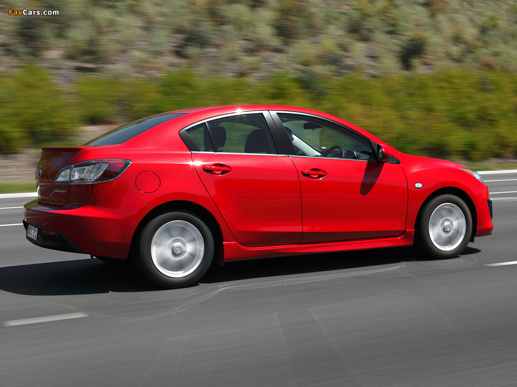 Mazda3 Sedan AU-spec (BL) 2009–11 pictures (1024 x 768)