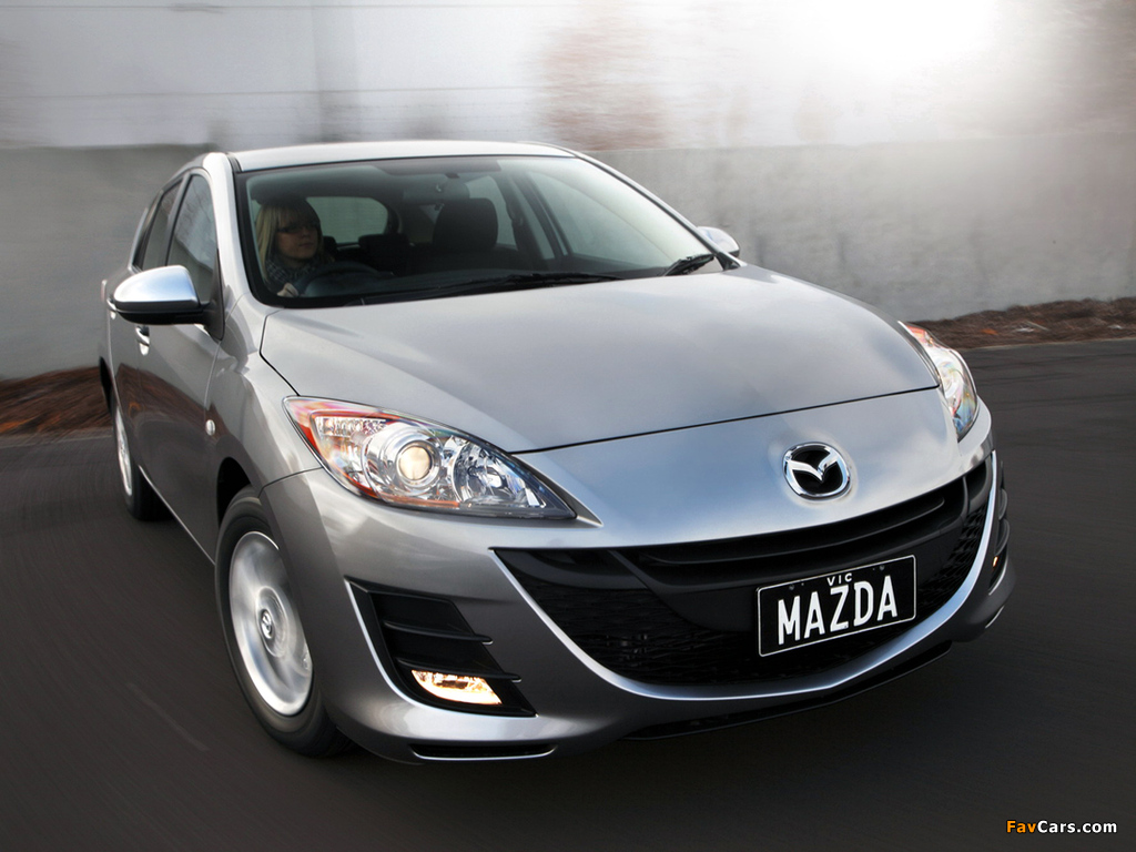 Mazda3 Hatchback AU-spec (BL) 2009–11 wallpapers (1024 x 768)