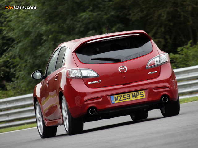 Mazda3 MPS UK-spec (BL) 2009–13 wallpapers (640 x 480)