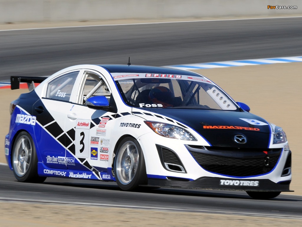 Mazda3 World Challenge Race Car (BL) 2009–13 wallpapers (1024 x 768)
