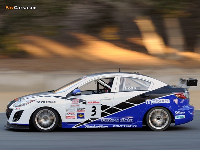 Mazda3 World Challenge Race Car (BL) 2009–13 wallpapers (640 x 480)