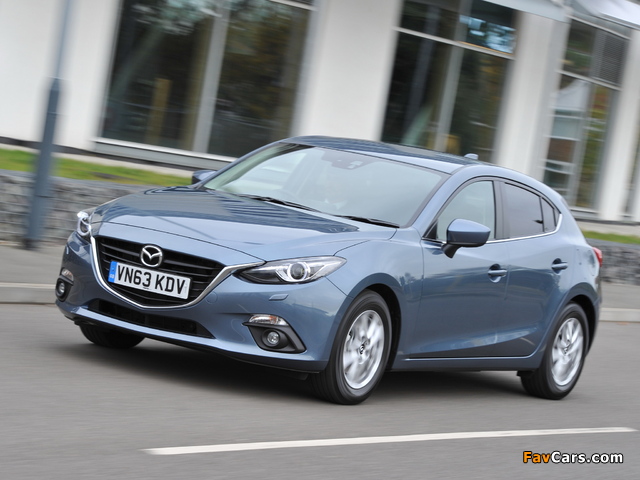 Mazda3 Hatchback UK-spec (BM) 2013 images (640 x 480)