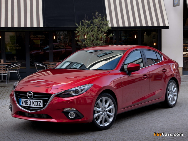 Mazda3 Sedan UK-spec (BM) 2013 images (640 x 480)