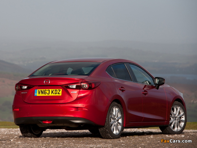 Mazda3 Sedan UK-spec (BM) 2013 images (640 x 480)