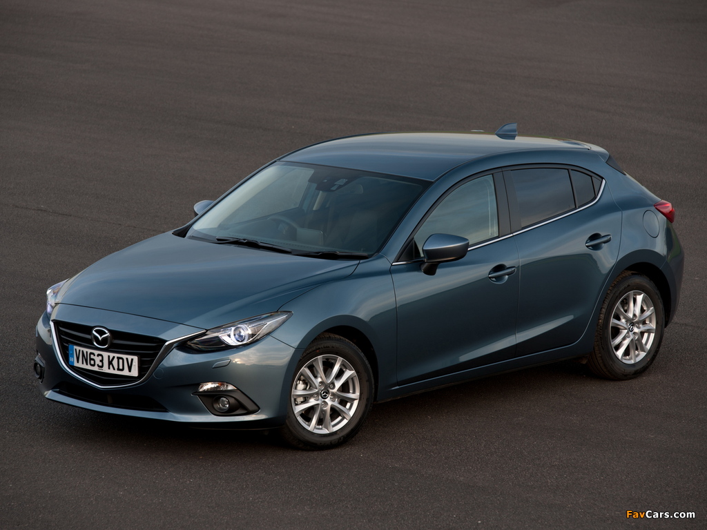 Mazda3 Hatchback UK-spec (BM) 2013 images (1024 x 768)
