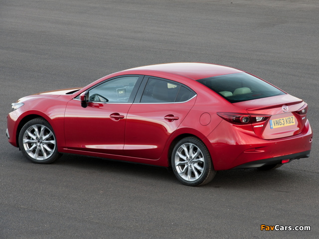 Mazda3 Sedan UK-spec (BM) 2013 photos (640 x 480)