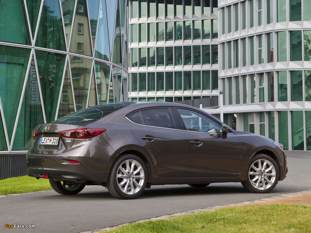 Mazda3 Sedan (BM) 2013 pictures (1024 x 768)