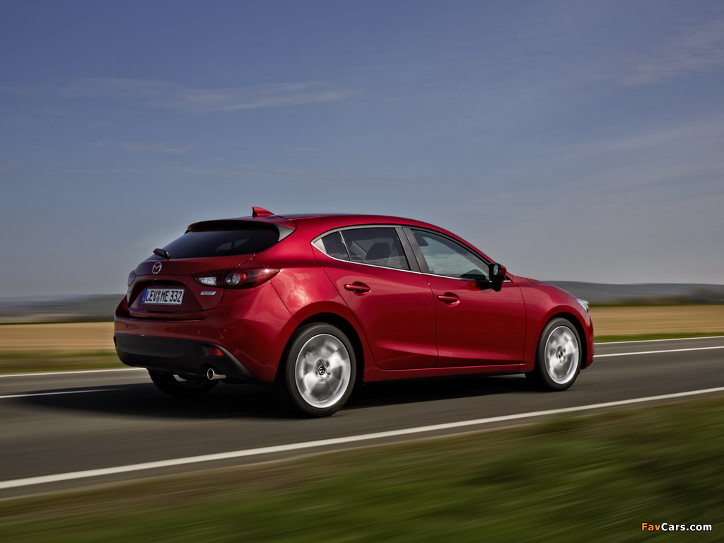 Mazda3 Hatchback (BM) 2013–16 pictures (1024 x 768)