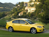 Photos of Mazda3 Sedan (BK) 2004–06