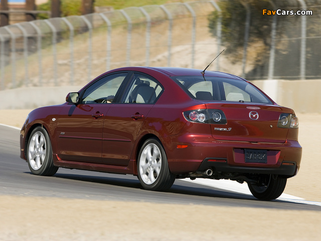 Photos of Mazda3 Sedan US-spec (BK2) 2006–09 (640 x 480)