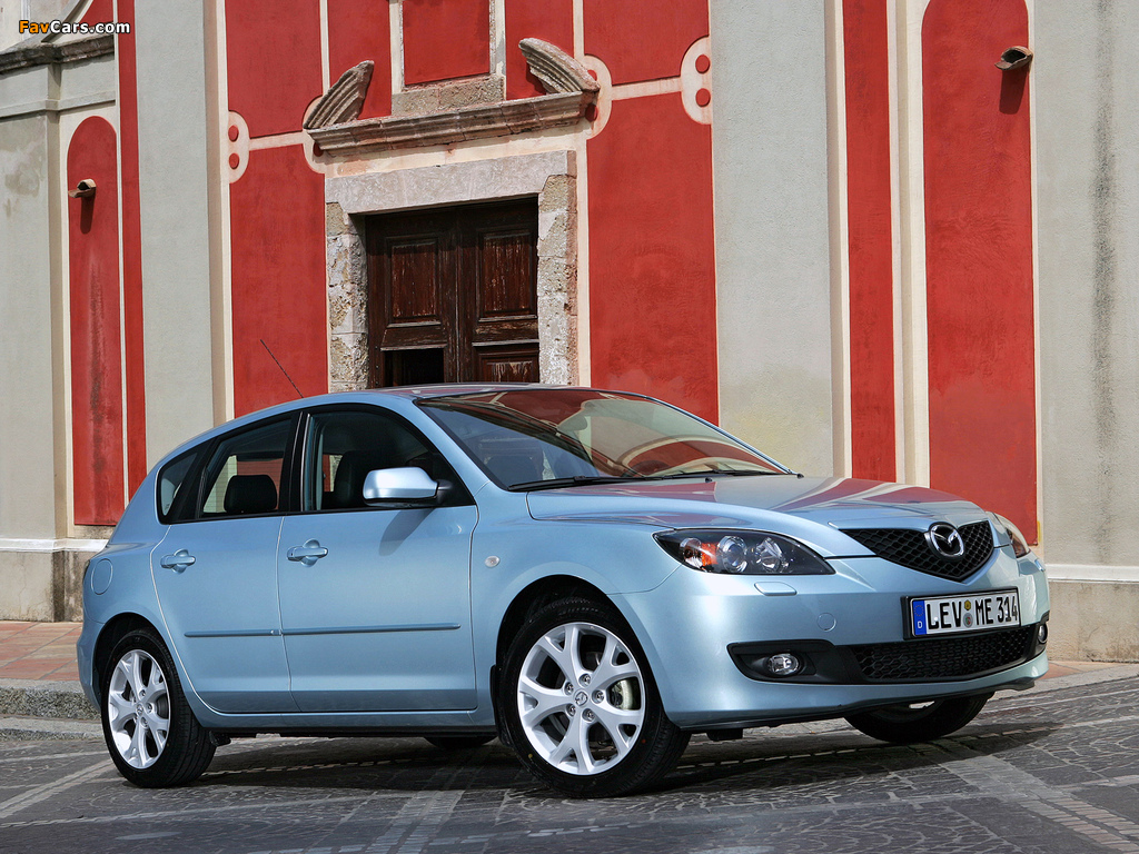 Photos of Mazda 3 Hatchback 2006–09 (1024 x 768)