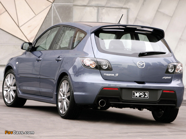 Photos of Mazda 3 MPS AU-spec 2006–09 (640 x 480)