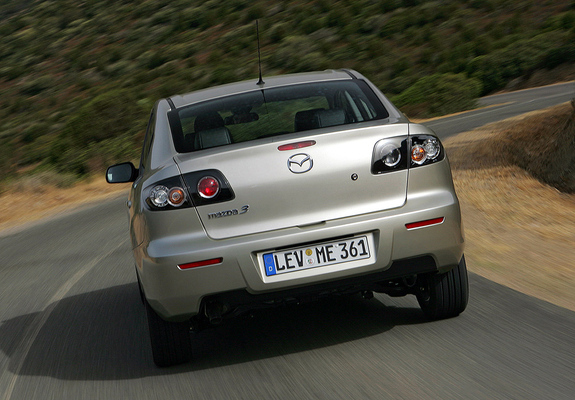 Photos of Mazda 3 Sedan 2006–09