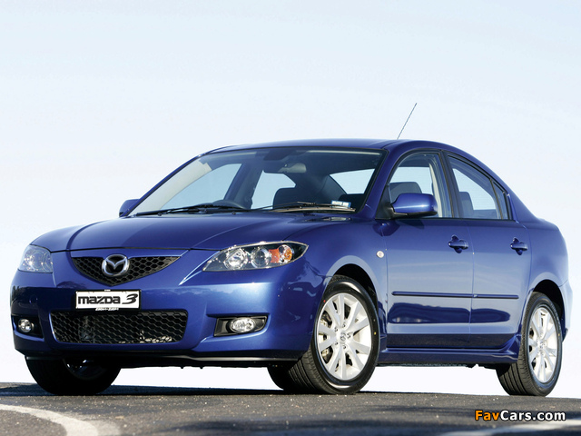 Photos of Mazda3 Sedan AU-spec (BK2) 2006–09 (640 x 480)