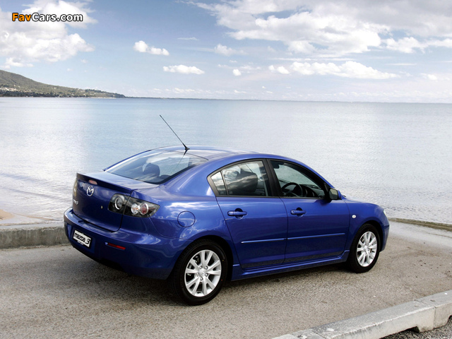 Photos of Mazda3 Sedan AU-spec (BK2) 2006–09 (640 x 480)