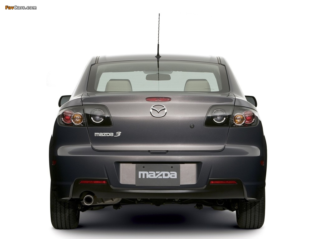 Photos of Mazda3 Sedan US-spec (BK2) 2006–09 (1024 x 768)