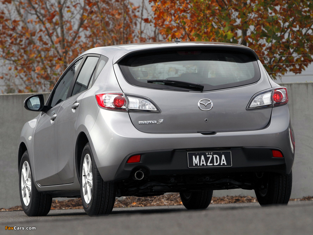 Photos of Mazda3 Hatchback AU-spec (BL) 2009–11 (1024 x 768)