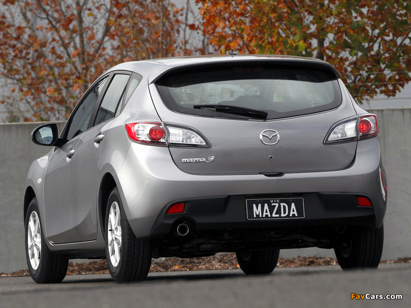 Photos of Mazda3 Hatchback AU-spec (BL) 2009–11 (800 x 600)