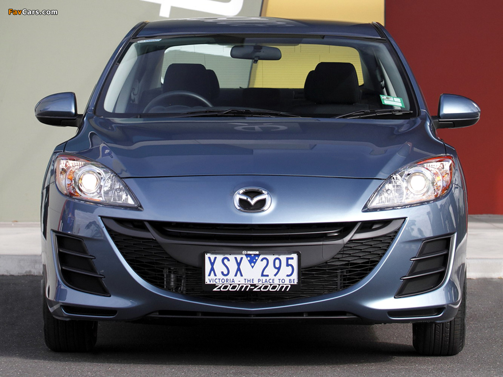 Photos of Mazda3 Sedan AU-spec (BL) 2009–11 (1024 x 768)