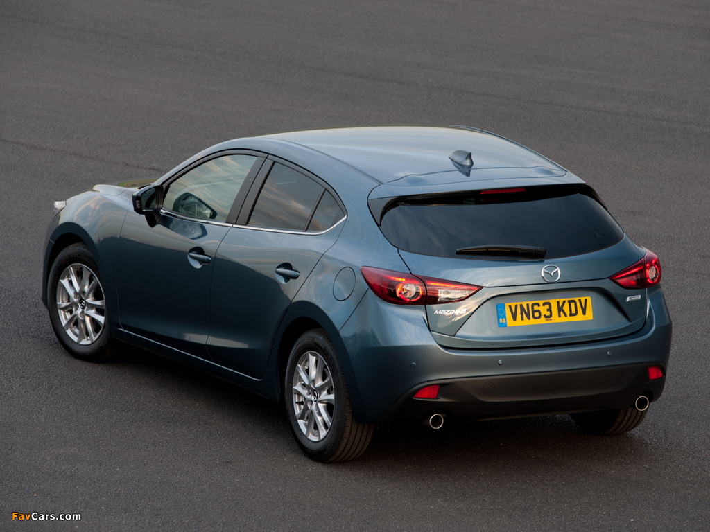Photos of Mazda3 Hatchback UK-spec (BM) 2013 (1024 x 768)
