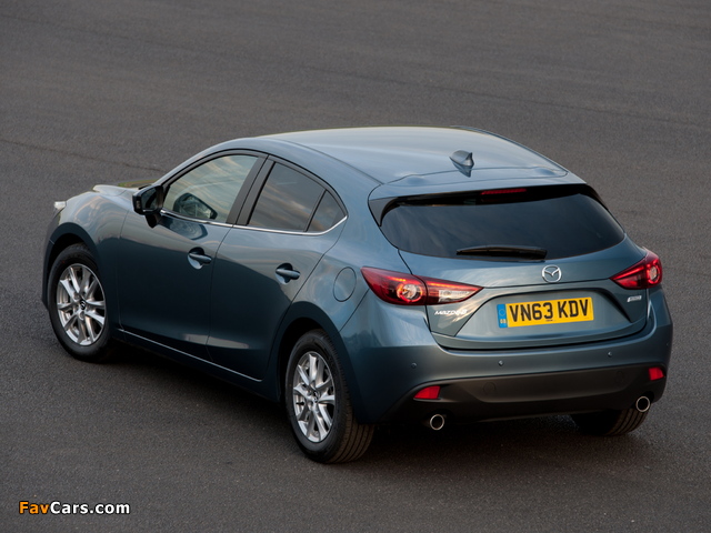 Photos of Mazda3 Hatchback UK-spec (BM) 2013 (640 x 480)