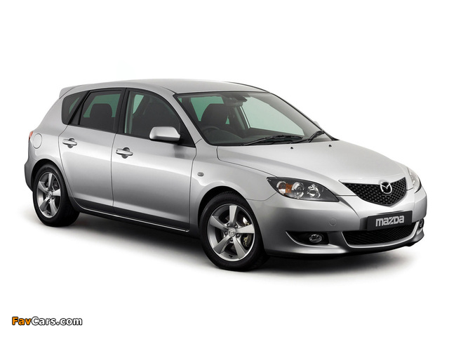 Pictures of Mazda 3 Hatchback 2003–06 (640 x 480)