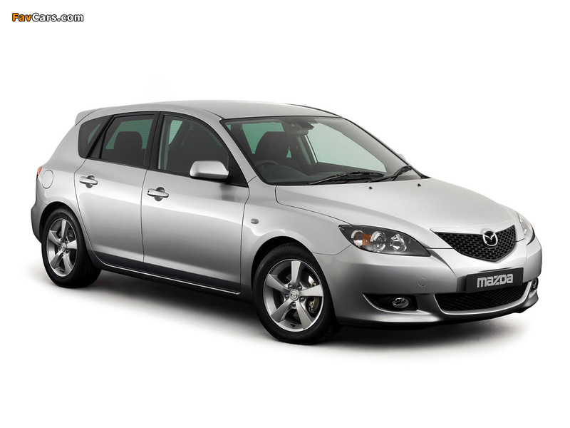 Pictures of Mazda 3 Hatchback 2003–06 (800 x 600)