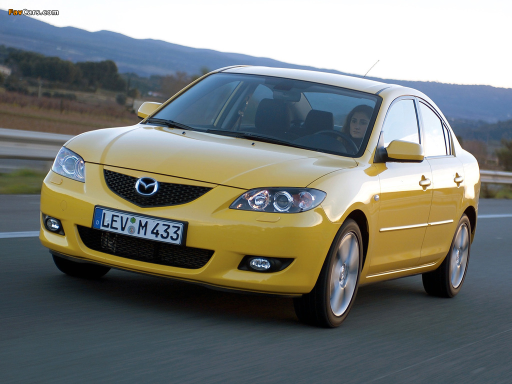 Pictures of Mazda3 Sedan (BK) 2004–06 (1024 x 768)