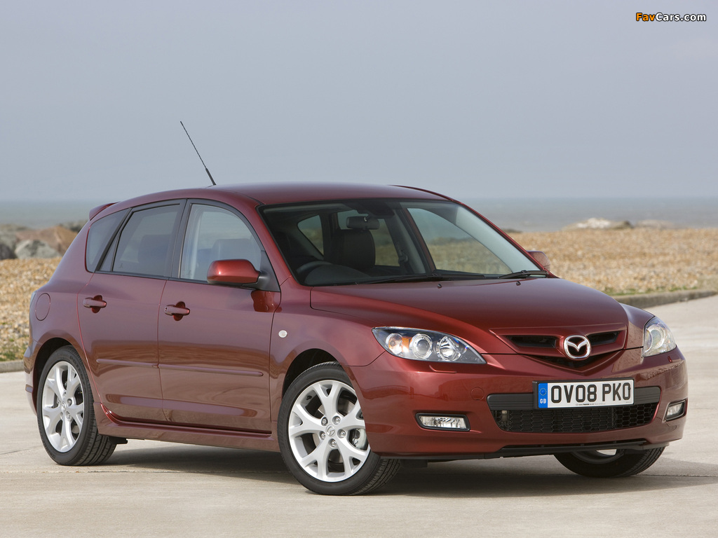 Pictures of Mazda3 Sport Hatchback UK-spec (BK2) 2006–09 (1024 x 768)