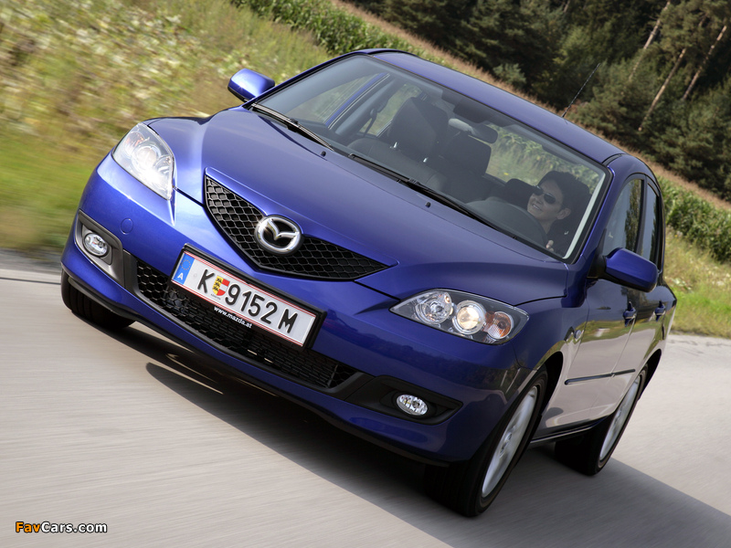 Pictures of Mazda 3 Hatchback 2006–09 (800 x 600)