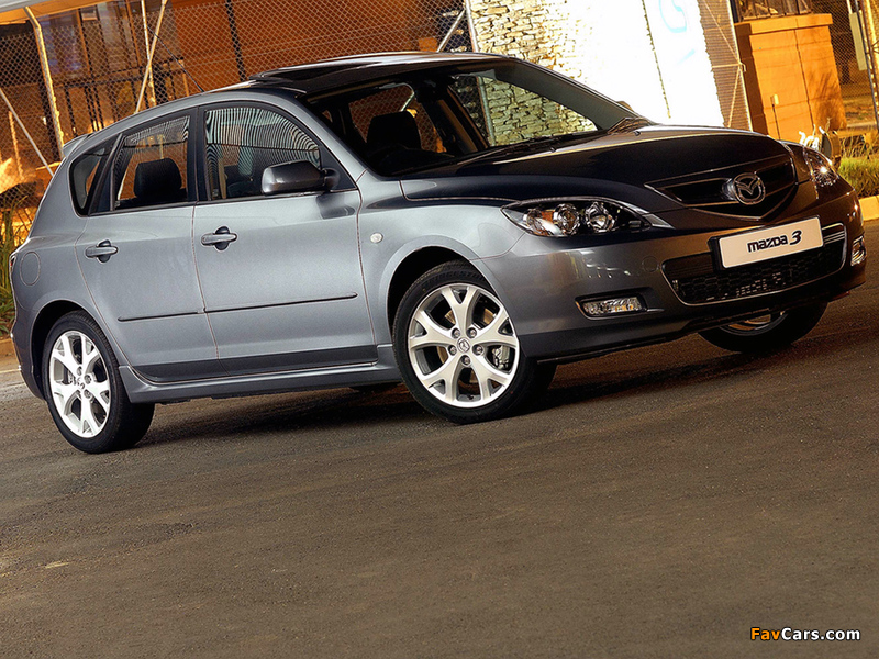 Pictures of Mazda3 Sport Hatchback ZA-spec (BK2) 2006–09 (800 x 600)