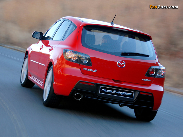 Pictures of Mazda3 MPS ZA-spec (BK) 2006–09 (640 x 480)