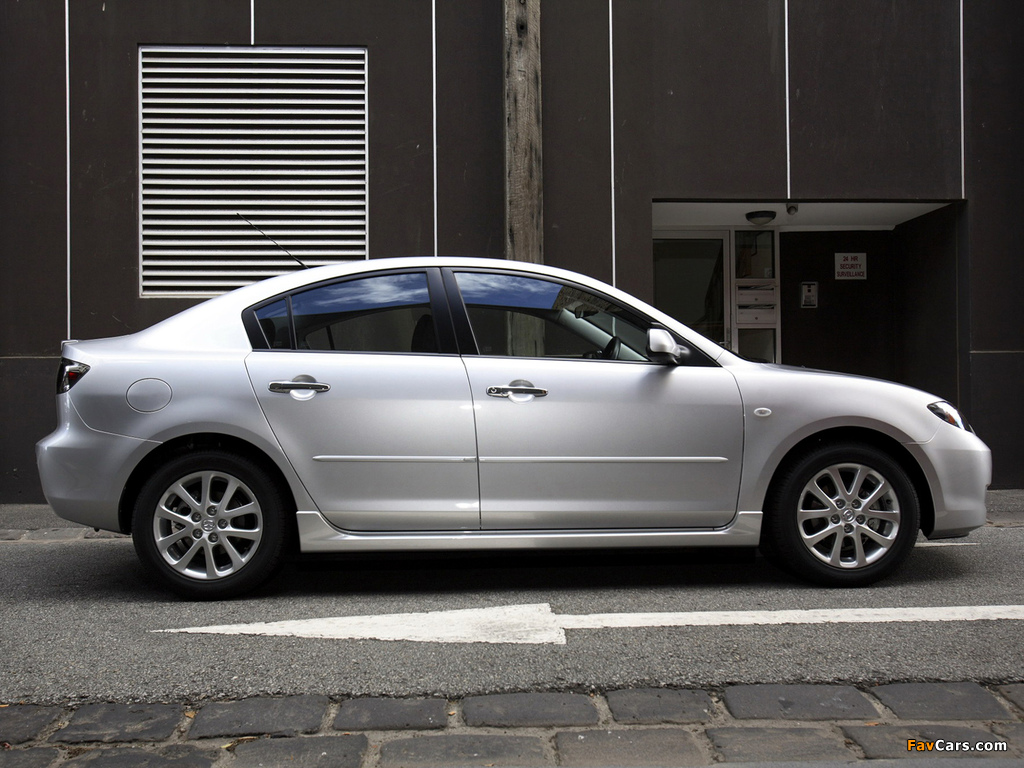 Pictures of Mazda3 Sedan AU-spec (BK2) 2006–09 (1024 x 768)