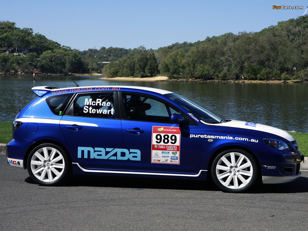 Pictures of Mazda3 MPS Targa Tasmania 2007–09 (1024 x 768)