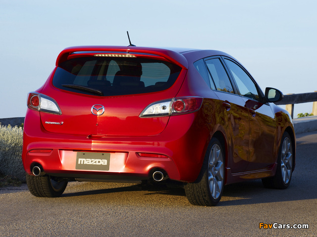 Pictures of Mazdaspeed3 (BL) 2009–13 (640 x 480)