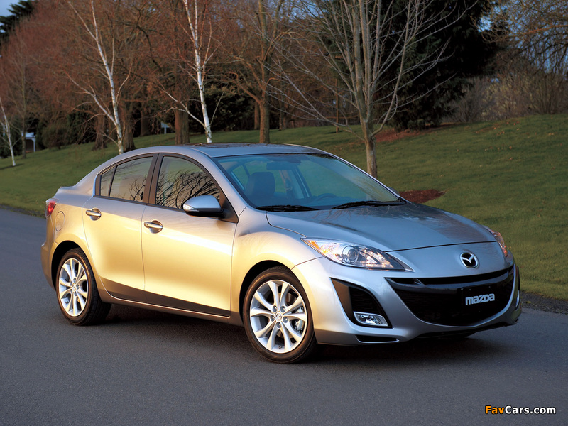 Pictures of Mazda3 Sedan US-spec (BL) 2009–11 (800 x 600)