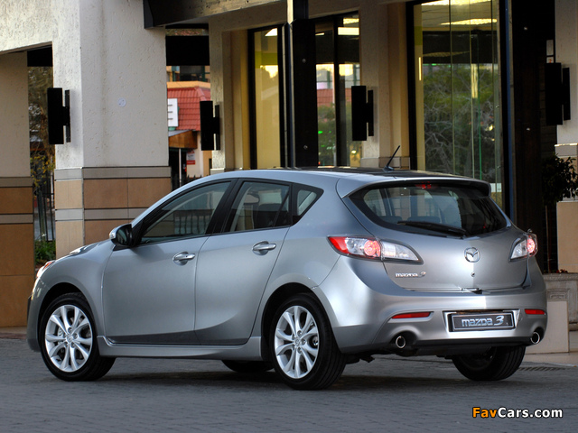 Pictures of Mazda3 Sport Hatchback ZA-spec (BL) 2009–11 (640 x 480)