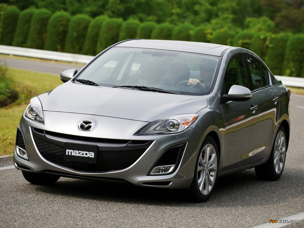 Pictures of Mazda3 Sedan US-spec (BL) 2009–11 (1024 x 768)