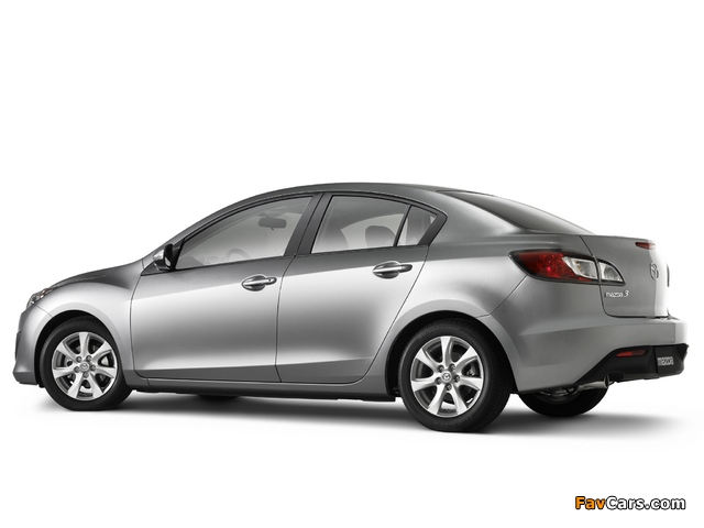 Pictures of Mazda3 Sedan US-spec (BL) 2009–11 (640 x 480)