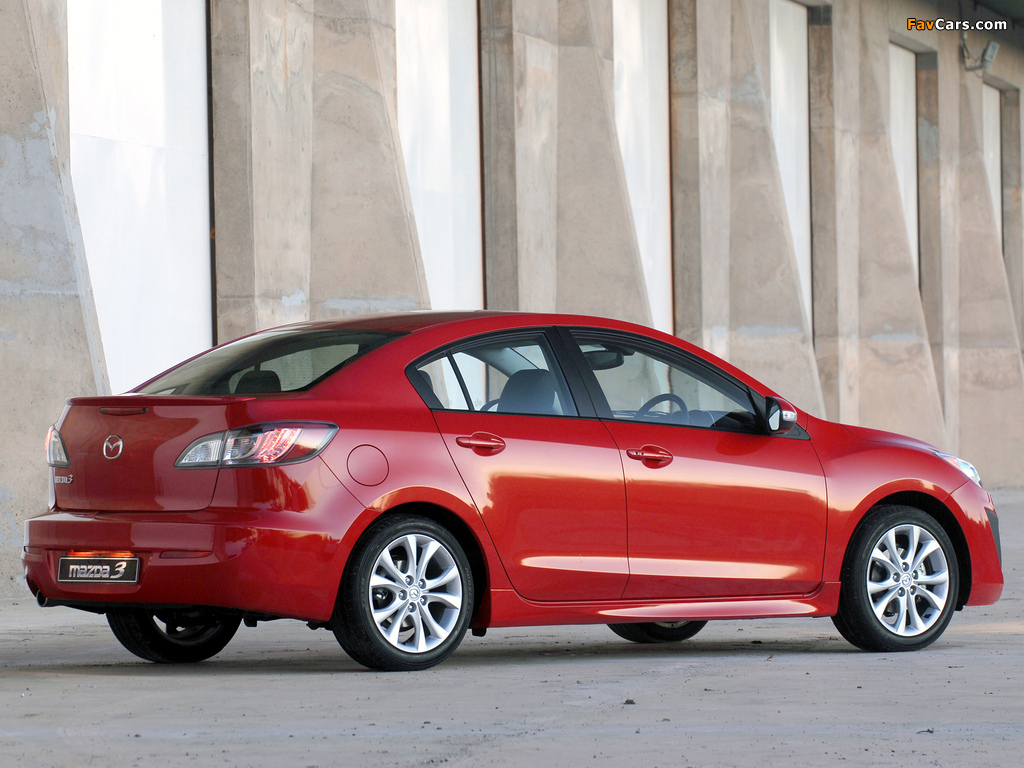 Pictures of Mazda3 Sedan ZA-spec (BL) 2009–11 (1024 x 768)